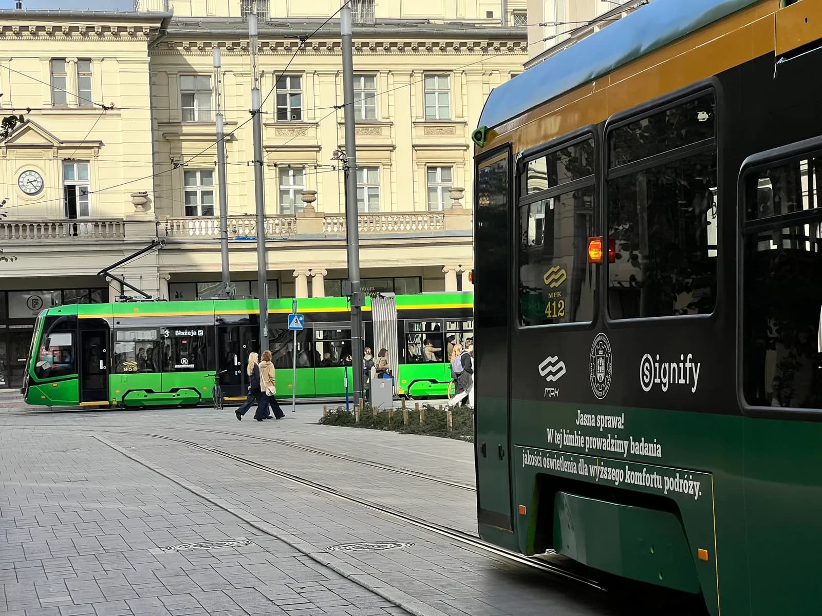 Poznań Tram Tests Adaptive Lighting for Passenger Comfort