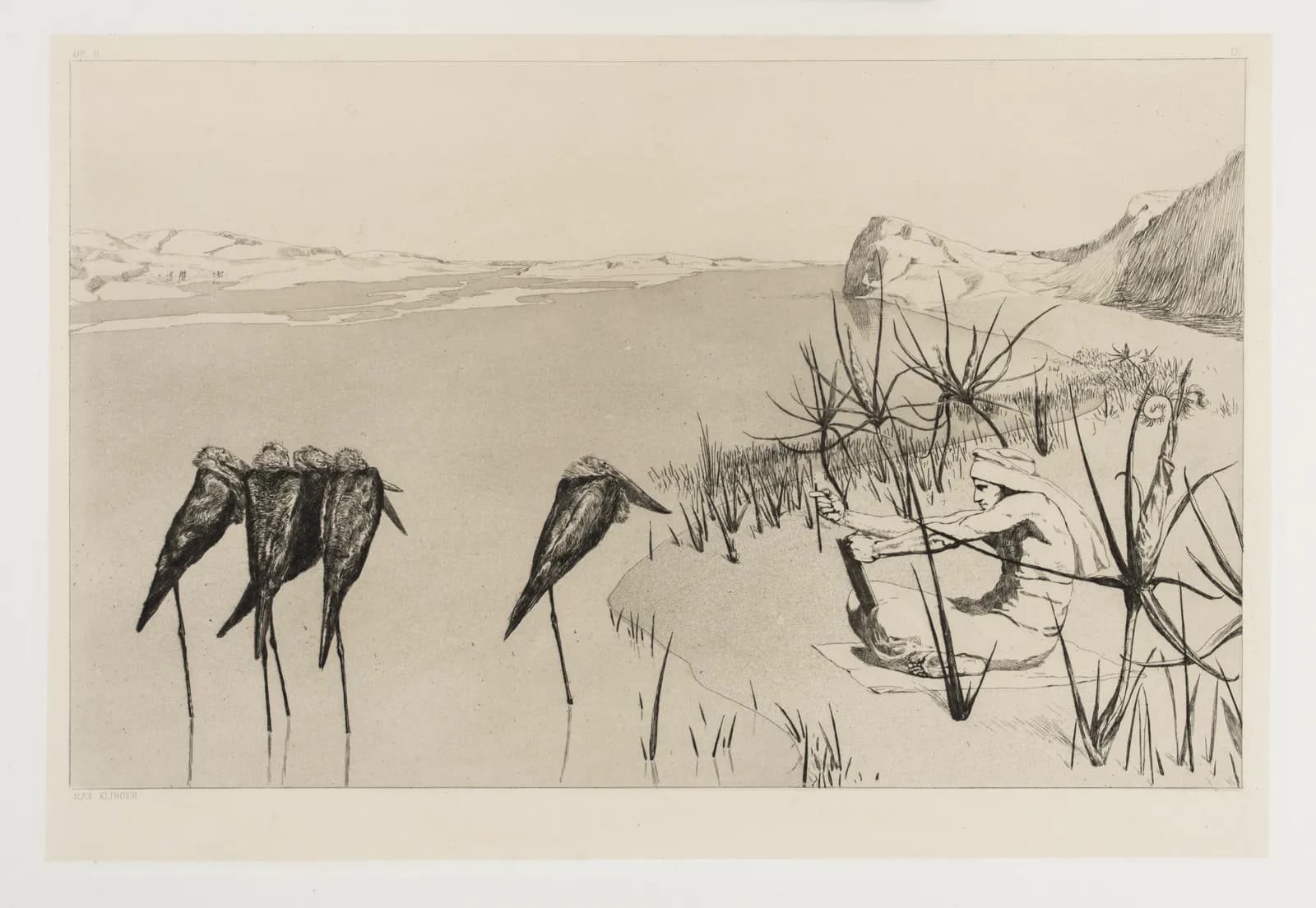 Second intermezzo; circa 1879; etching, aquatint; provenance unknown MNP G 15335