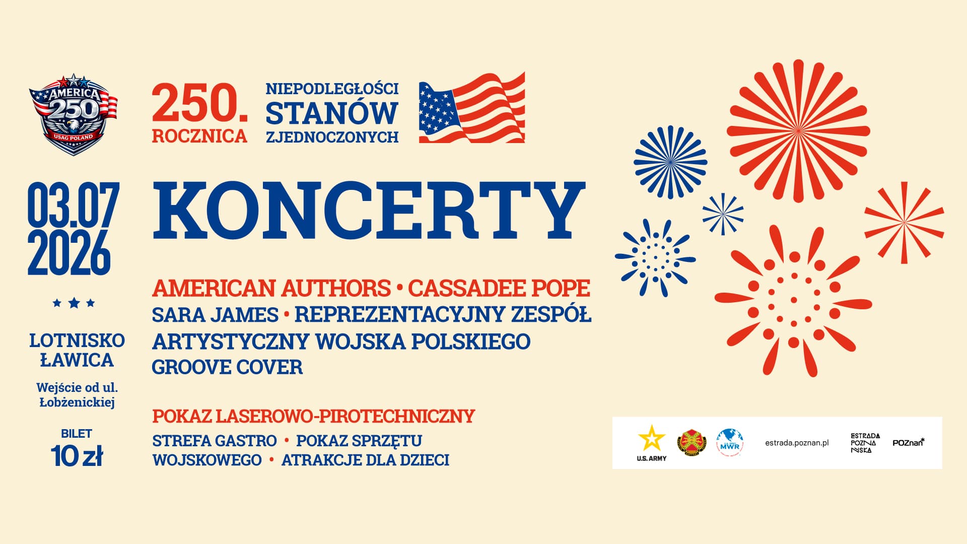 Poznań to Celebrate 250 Years of American Independence with a Spectacular Family Festival at Ławica Airport