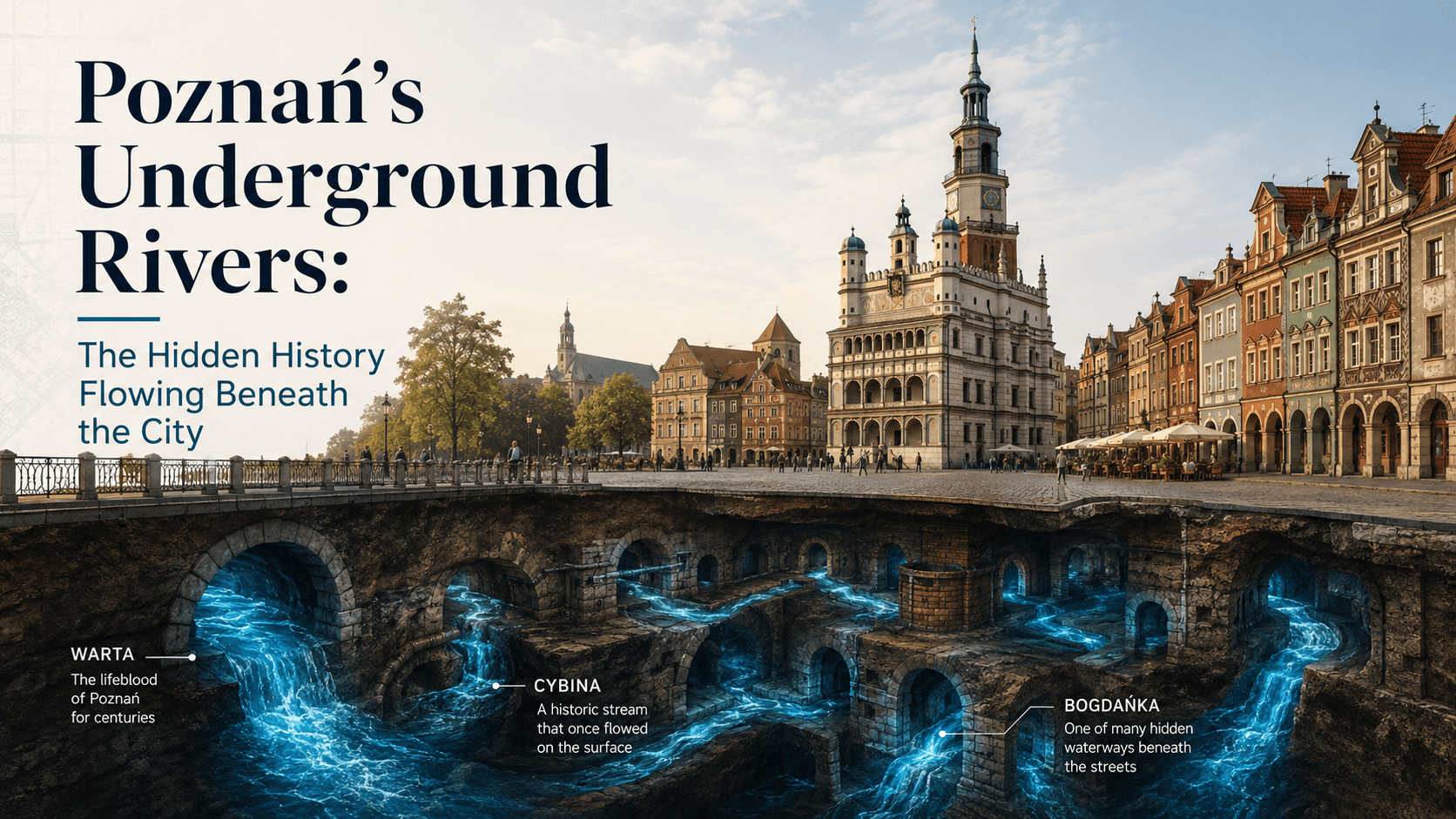Poznań’s Underground Rivers: The Hidden History Flowing Beneath the City