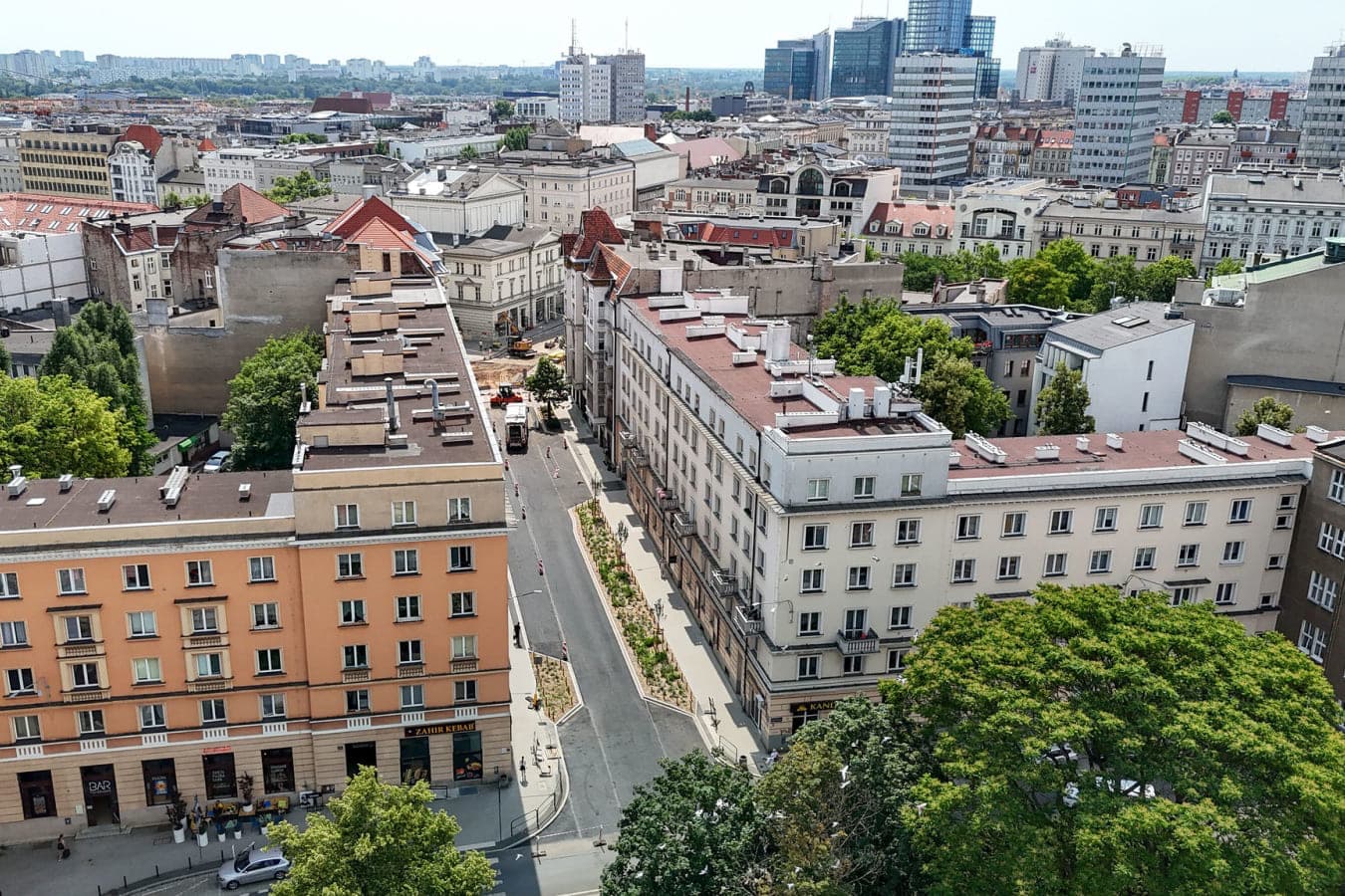Poznań City Centre Gets Greener with New Trees and Green Spaces