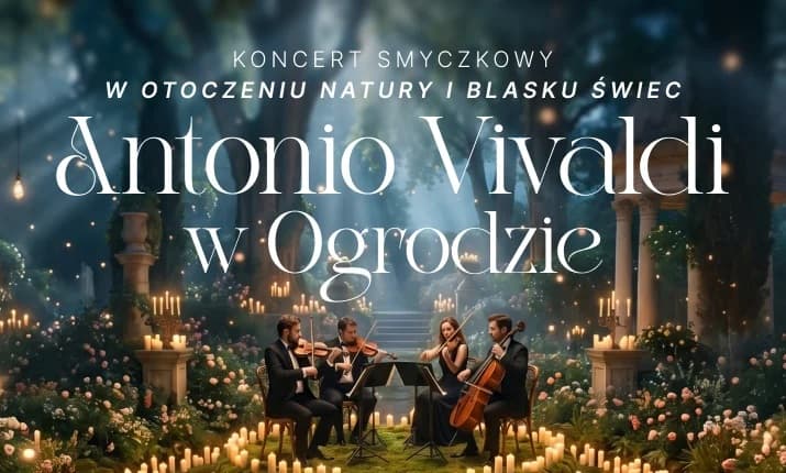 Candlelit Open-Air Concert in Poznań: Experience Vivaldi’s Four Seasons in a Garden Setting