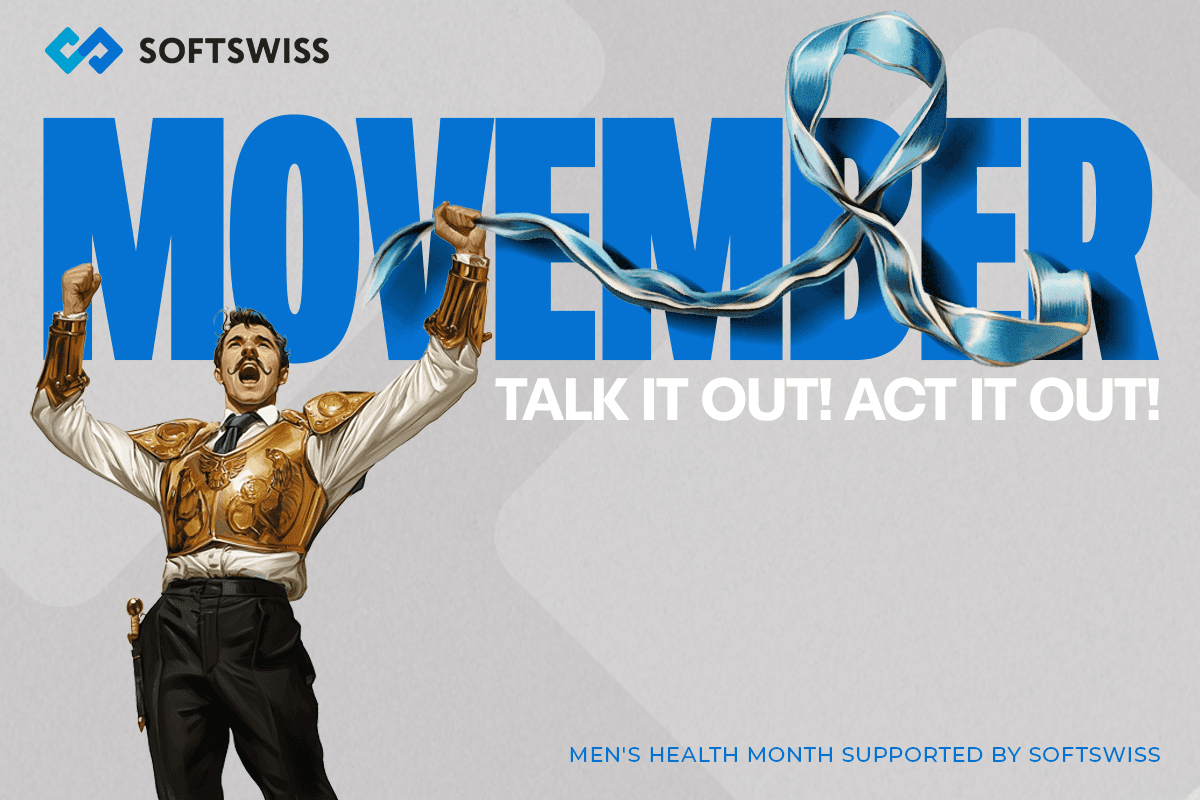 SOFTSWISS Champions Men’s Health: Movember’s “Talk It Out! Act It Out!” Campaign