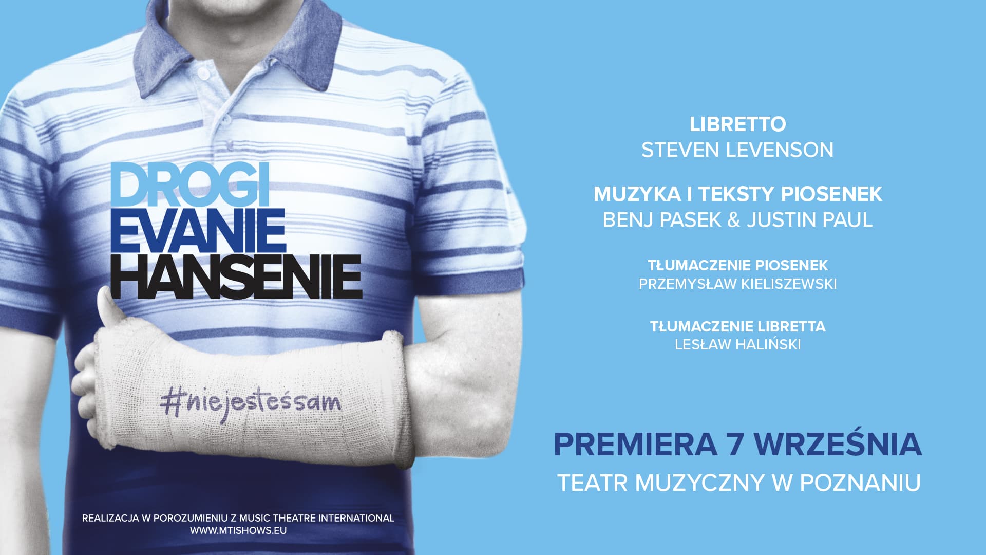 “Dear Evan Hansen” Comes to Teatr Muzyczny in Poznań!